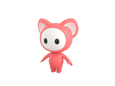 Character247 Rigged Mascot 3D Model