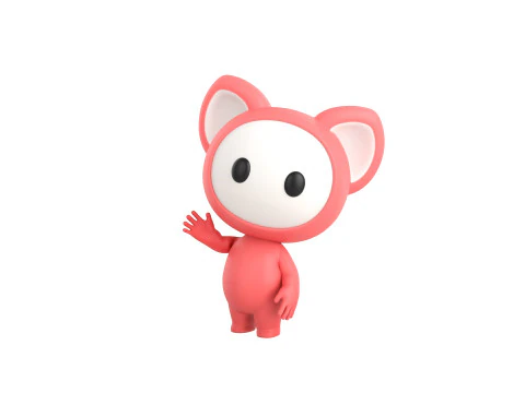 Character247 Rigged Mascot 3D Model