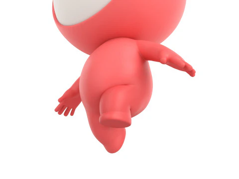 Character247 Rigged Mascot 3D Model