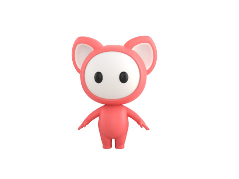 Character247 Rigged Mascot 3D 模型