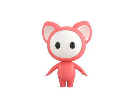 Character247 Rigged Mascot 3D Model