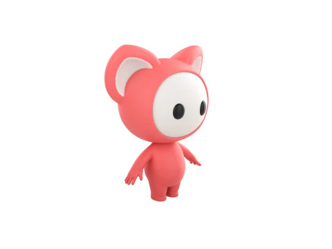 Character247 Rigged Mascot 3D Model