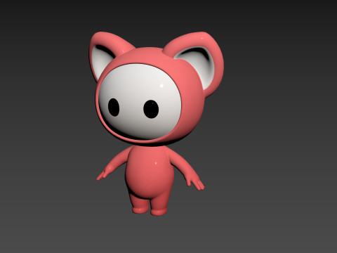 Character247 Rigged Mascot 3D 模型