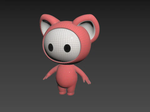 Character247 Rigged Mascot 3D Model