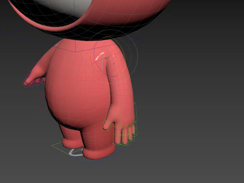 Character247 Rigged Mascot 3D Model