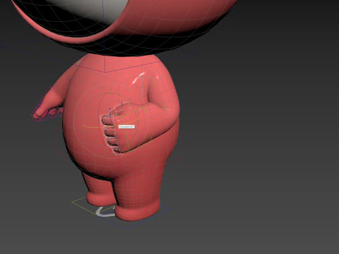 Character247 Rigged Mascot 3D Model