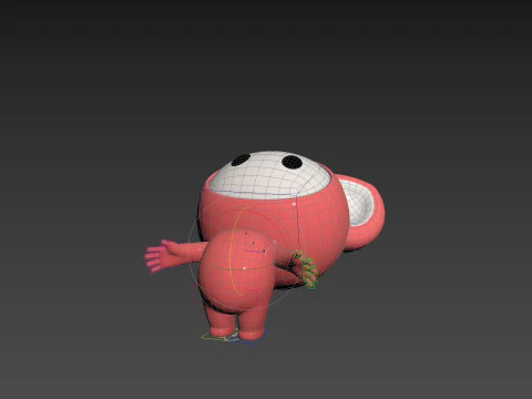 Character247 Rigged Mascot 3D Model