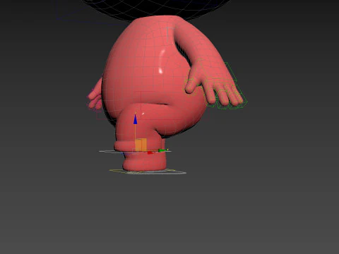 Character247 Rigged Mascot 3D Model