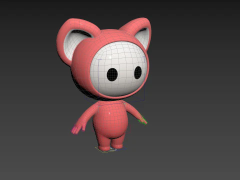 Character247 Rigged Mascot 3D Model