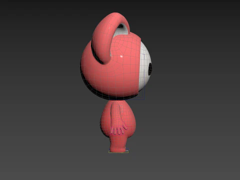 Character247 Rigged Mascot 3D Model