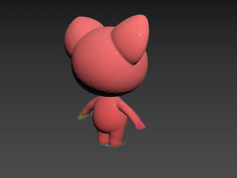 Character247 Rigged Mascot 3D Model
