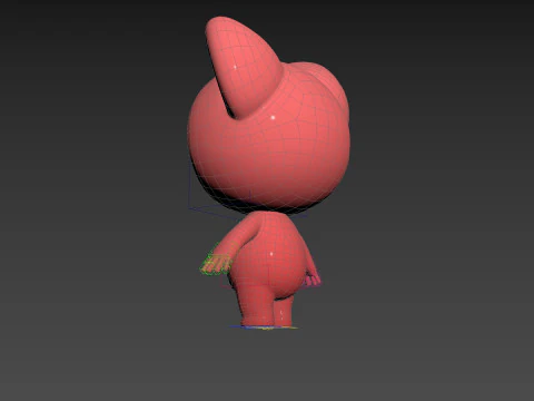 Character247 Rigged Mascot 3D Model