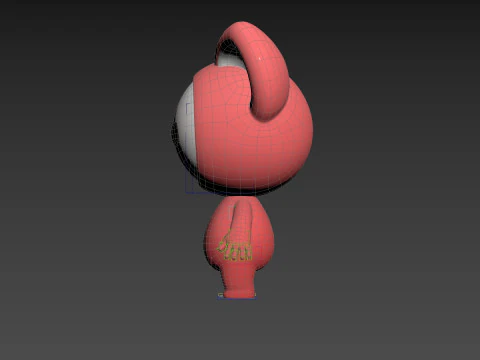 Character247 Rigged Mascot 3D Model