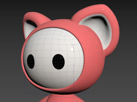 Character247 Rigged Mascot 3D Model