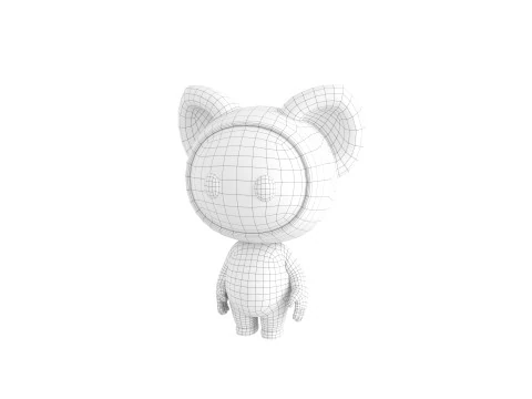 Character247 Rigged Mascot 3D Model