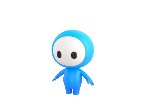 Character248 Rigged Mascot 3D Model