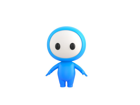 Character248 Rigged Mascot 3D मॉडल