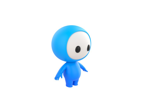 Character248 Rigged Mascot 3D मॉडल
