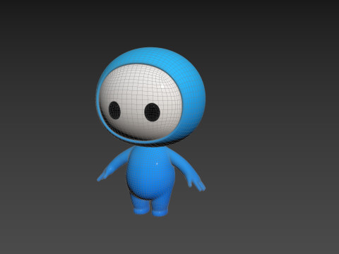 Character248 Rigged Mascot 3D मॉडल