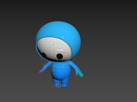 Character248 Rigged Mascot 3D मॉडल