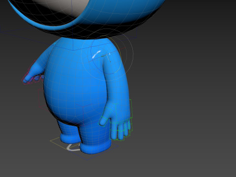 Character248 Rigged Mascot 3D मॉडल