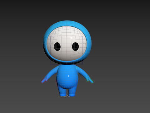 Character248 Rigged Mascot 3D मॉडल