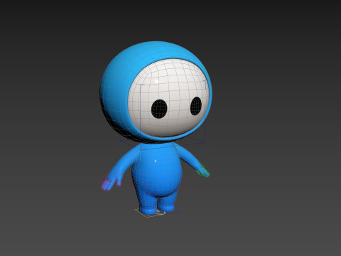 Character248 Rigged Mascot 3D मॉडल