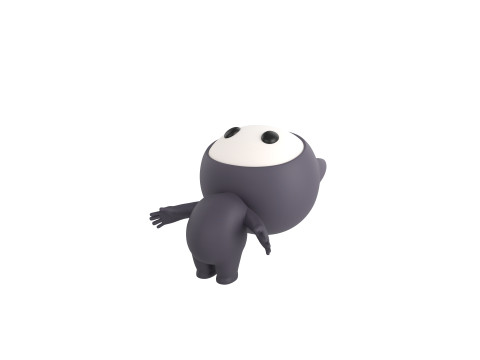 Character249 Rigged Mascot 3D-Modell