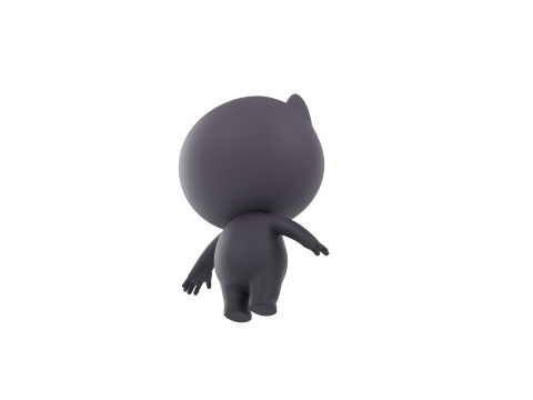 Character249 Rigged Mascot 3D-Modell