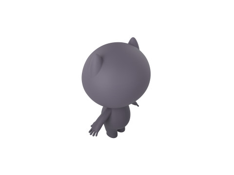 Character249 Rigged Mascot 3D-Modell