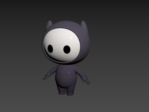 Character249 Rigged Mascot 3D-Modell
