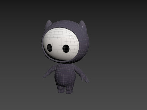 Character249 Rigged Mascot 3D-Modell