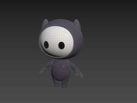 Character249 Rigged Mascot 3D-Modell