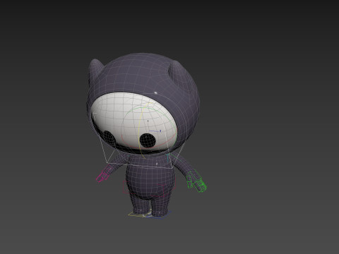 Character249 Rigged Mascot 3D-Modell