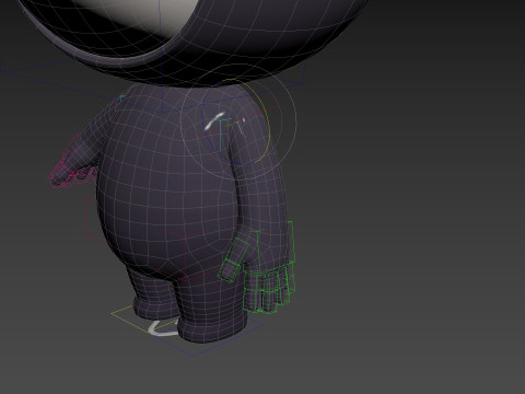 Character249 Rigged Mascot 3D-Modell