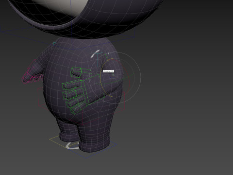 Character249 Rigged Mascot 3D-Modell