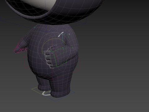 Character249 Rigged Mascot 3D-Modell