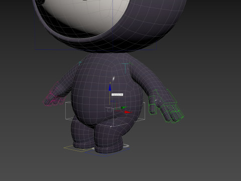 Character249 Rigged Mascot 3D-Modell