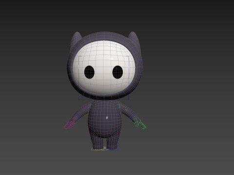 Character249 Rigged Mascot 3D-Modell