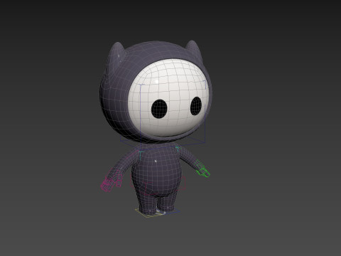 Character249 Rigged Mascot 3D-Modell