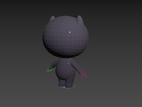 Character249 Rigged Mascot 3D-Modell
