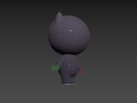Character249 Rigged Mascot 3D-Modell