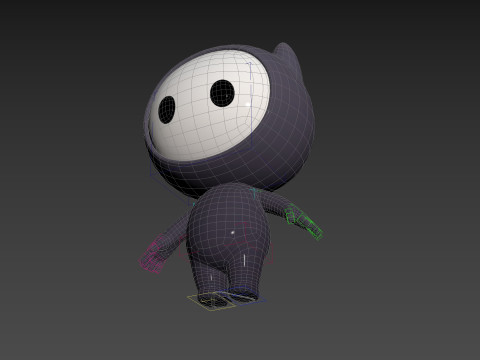 Character249 Rigged Mascot 3D-Modell