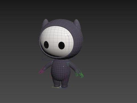 Character249 Rigged Mascot 3D-Modell