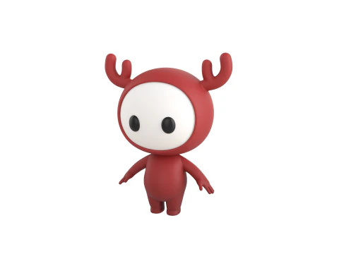 Character250 Rigged Mascot 3D Model