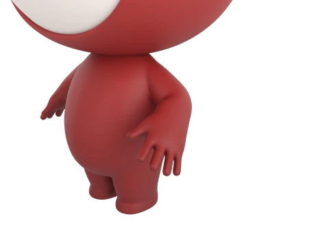 Character250 Rigged Mascot 3D Model
