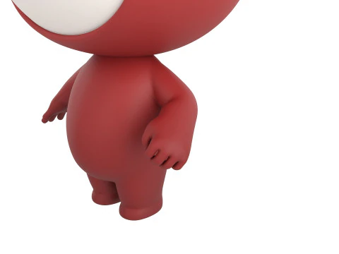Character250 Rigged Mascot 3D Model