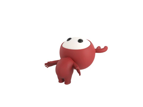 Character250 Rigged Mascot 3D Model