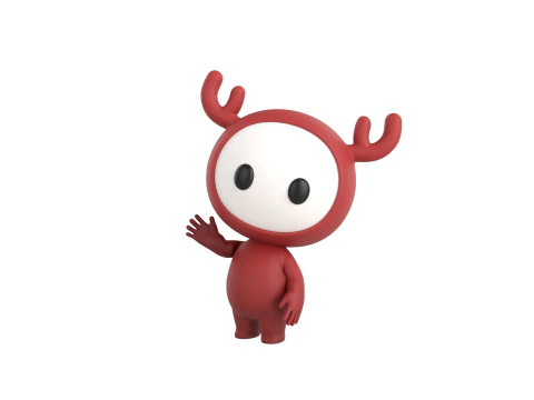 Character250 Rigged Mascot 3D Model