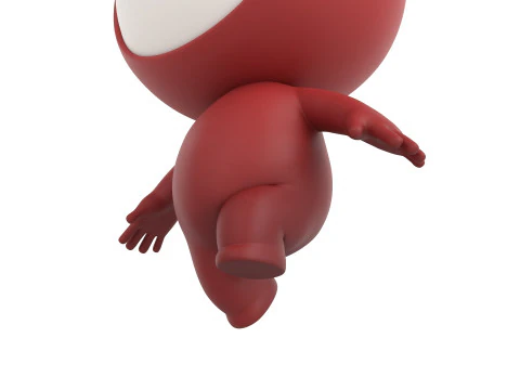Character250 Rigged Mascot 3D Model